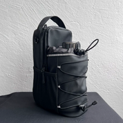 Bolsa portabotella multifuncional con compartimentos