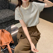 Tshirt casual con lineas