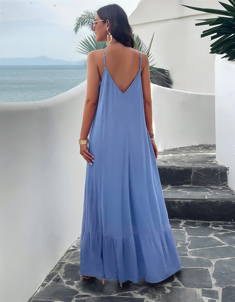 Vestido bohemio recto