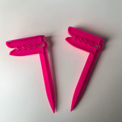 Clips plásticos para asegurar toallas