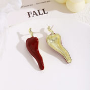 Aretes en forma de chile