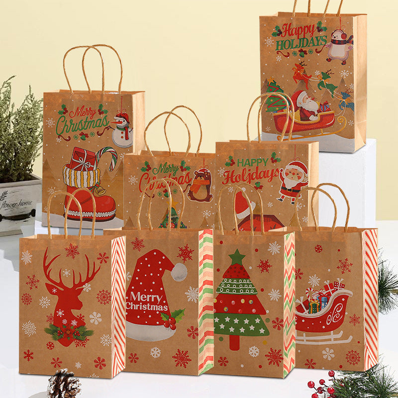 Set de 10 bolsas de regalo navideñas - Dressygt
