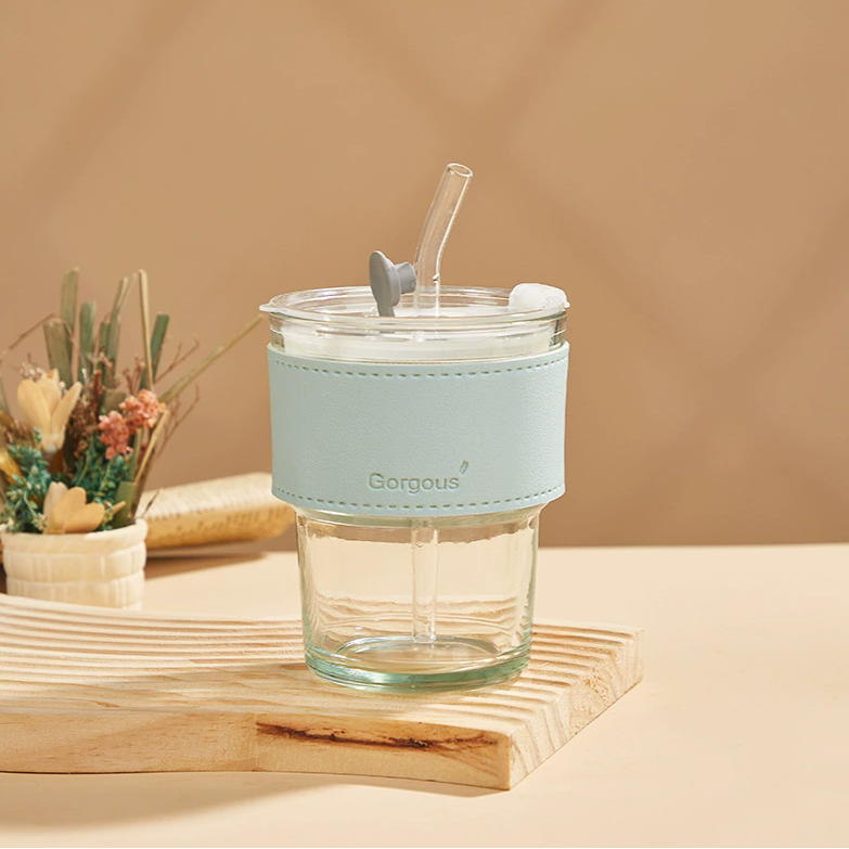 Vaso de vidrio con tapadera - Dressygt