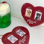 Llavero de corazón portafotos doble - Dressygt