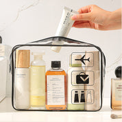 Cosmetiquera pequeña transparente