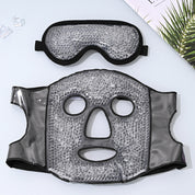 Set de máscara facial y antifaz de gel frío