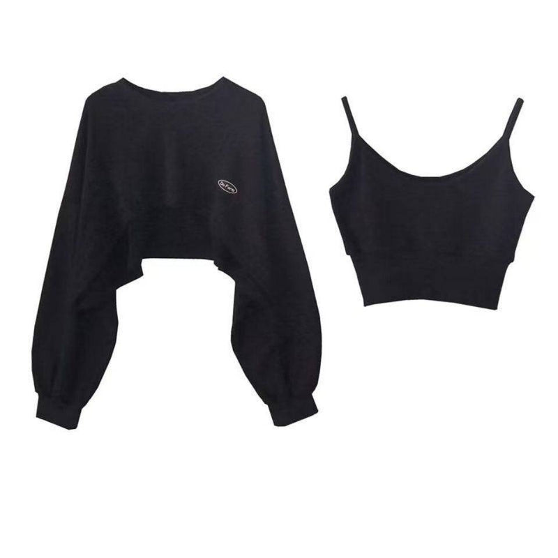 Crop top tipo suéter