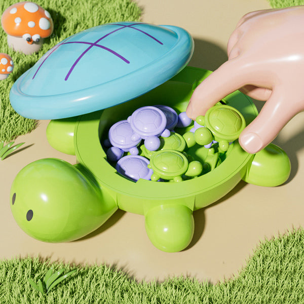 Juego de totito magnético de tortugas