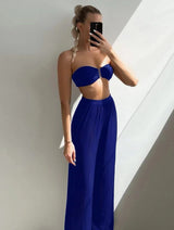 Traje de baño de tres piezas