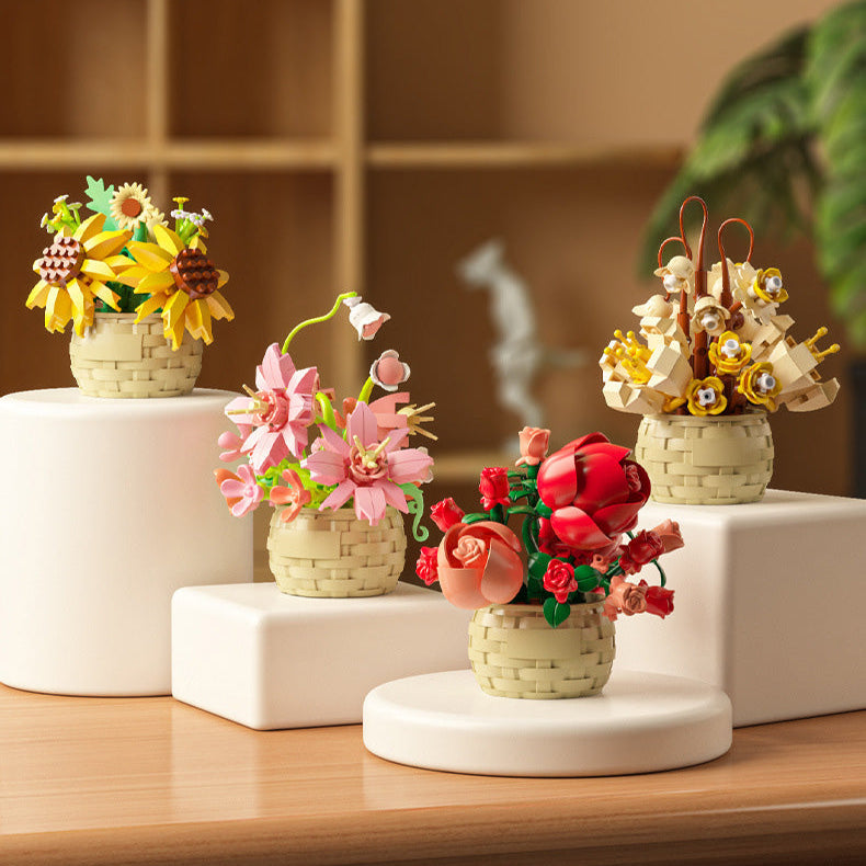 Armables de flores en canasta - Dressygt