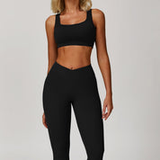 Conjunto deportivo flare cintura alta - Dressygt