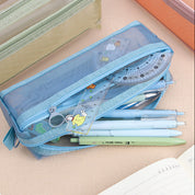 Estuche transparente de malla