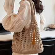 Bolso tejido tipo tote