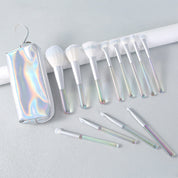 Set de brochas de maquillaje con estuche tornasol - Dressygt