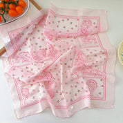 Pañuelo estampado de cerezas