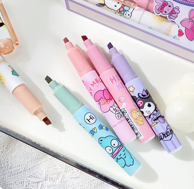 Set de resaltadores de Sanrio