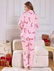 Pijama manga larga navideña
