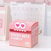 Dispensador decorativo de notas adhesivas