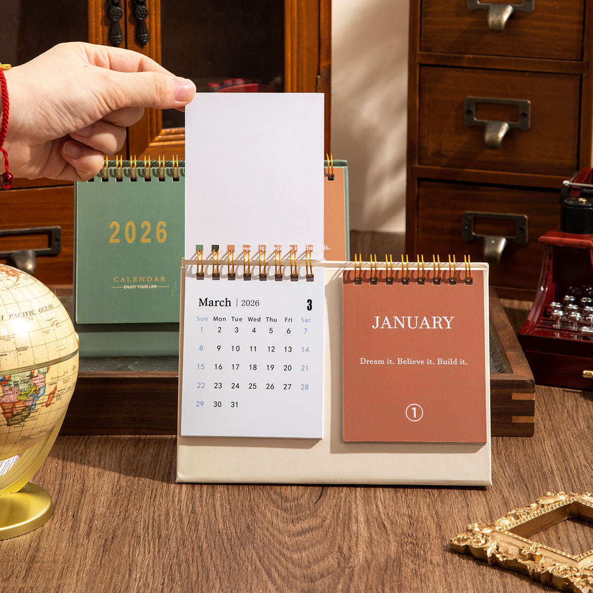 Calendario de escritorio 2026 - Dressygt