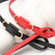 Cinturón delgado de colores