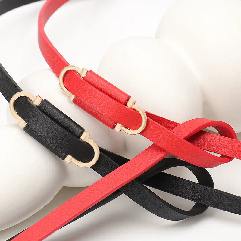 Cinturón delgado de colores