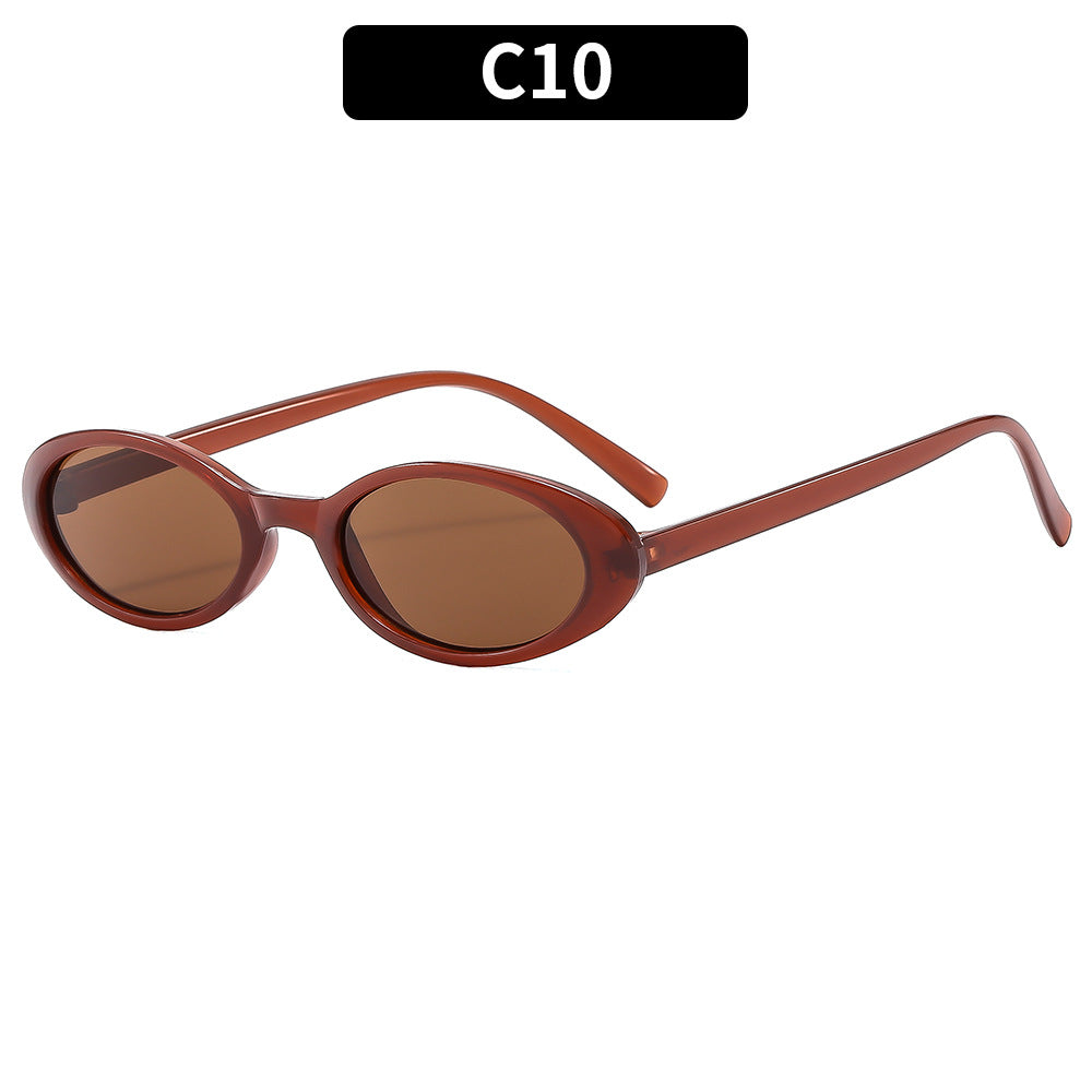Lentes de sol ovalados retro - Dressygt