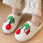 Pantuflas de grinch