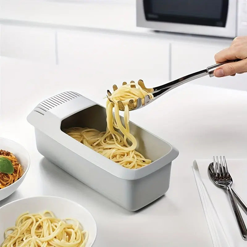 Recipiente para pasta en microondas