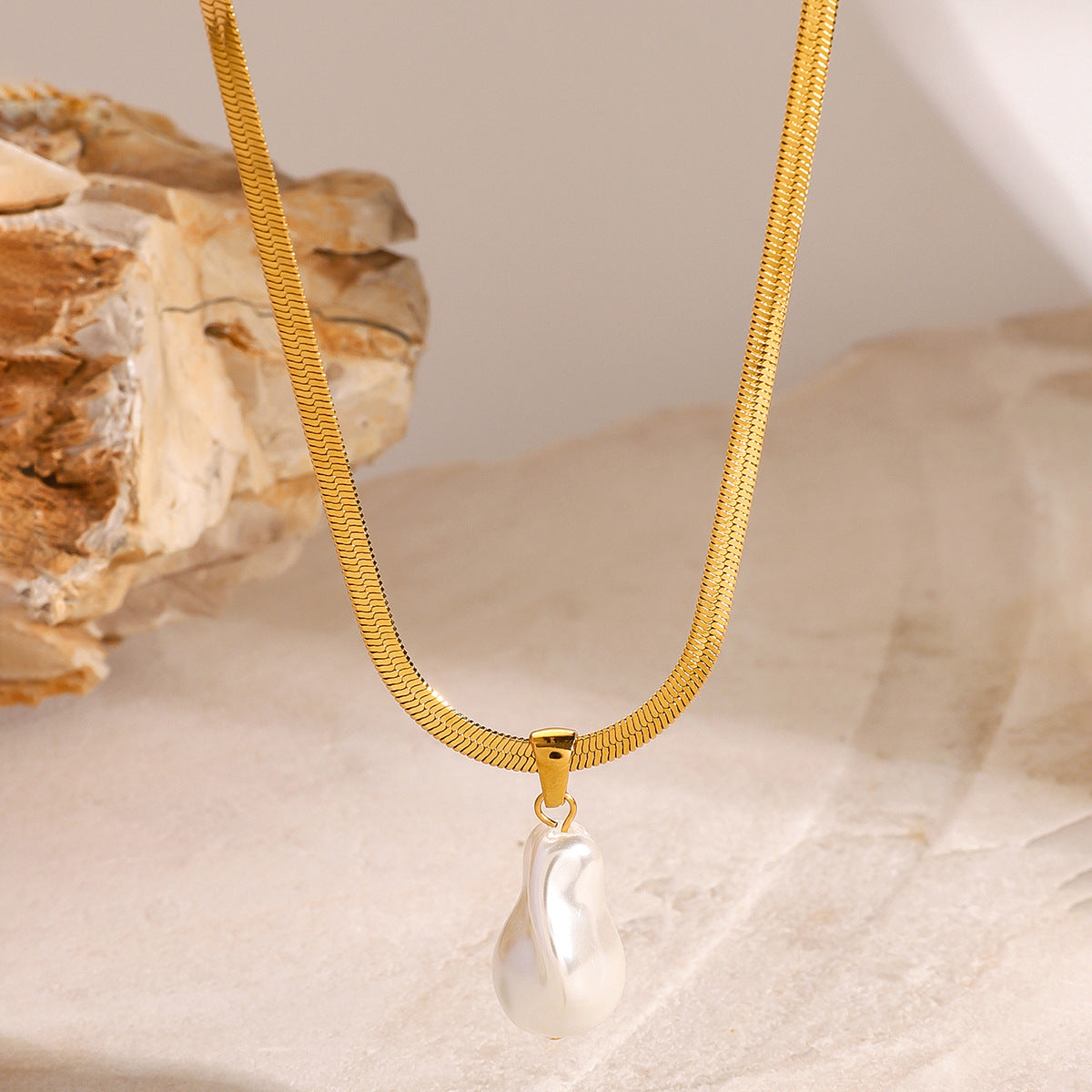 Collar con dije de perla - Dressygt