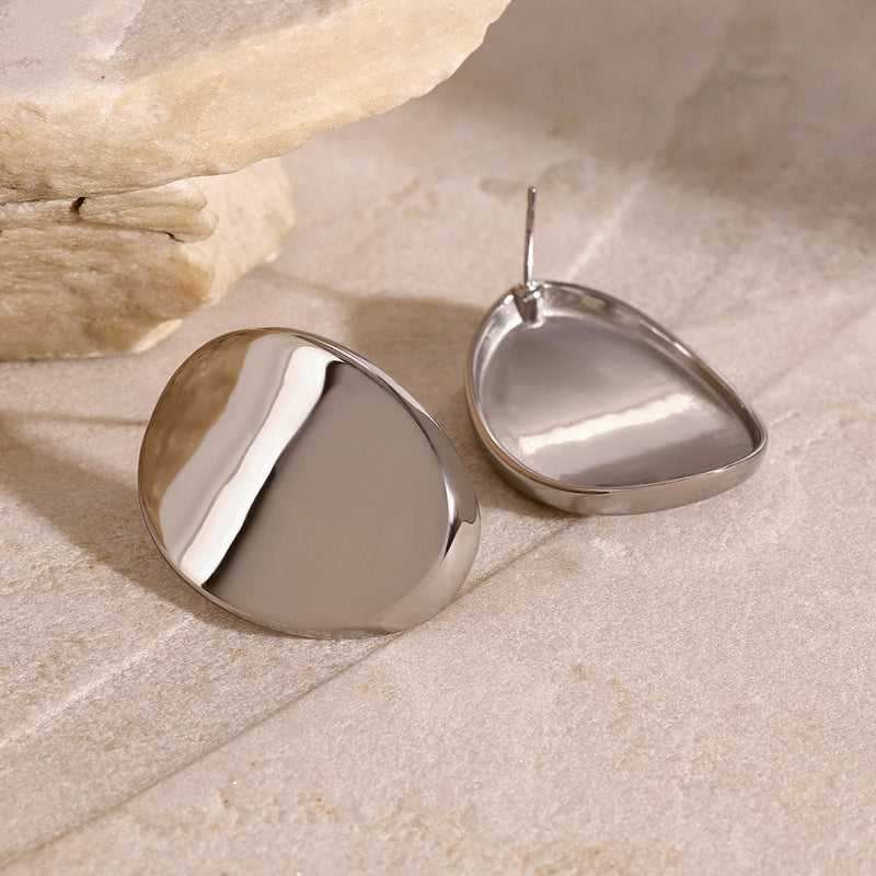 Aretes con forma de ovalo