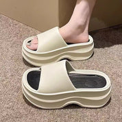 Sandalias lisas con plataforma