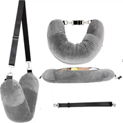 Cojín de cuello para viaje con bolsa interna