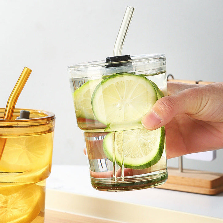 Vaso de vidrio con tapadera - Dressygt