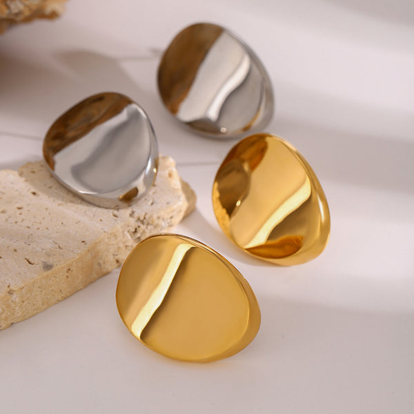 Aretes con forma de ovalo