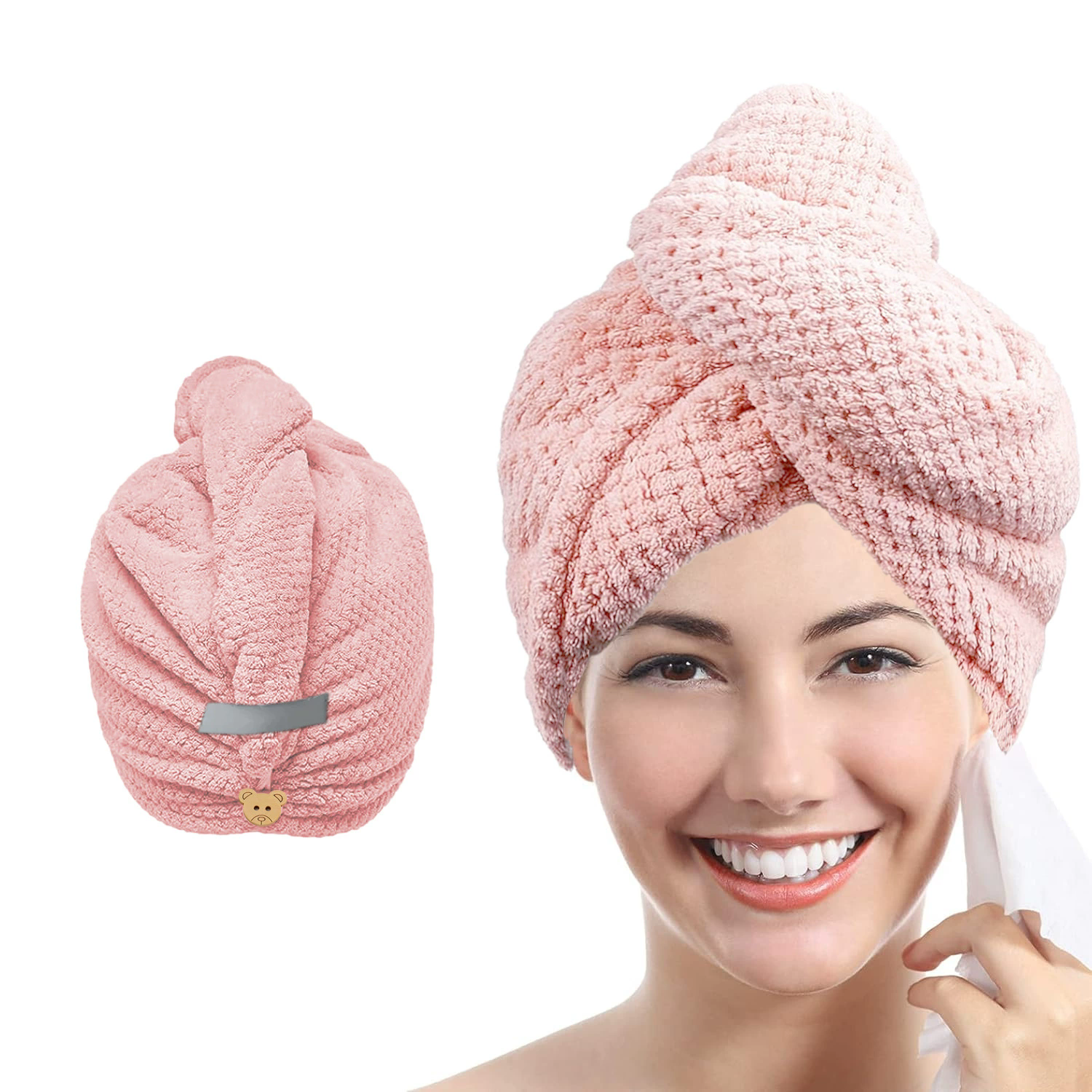 Toalla absorbente antifrizz