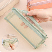 Estuche transparente de malla