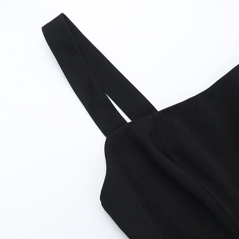 Vestido corto sin mangas
