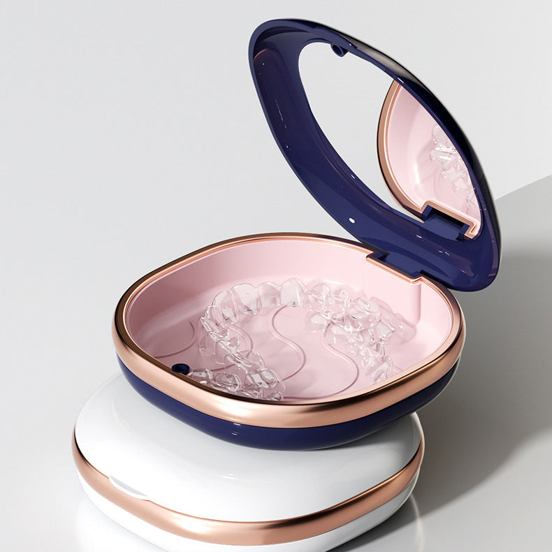 Estuche para retenedores con espejo