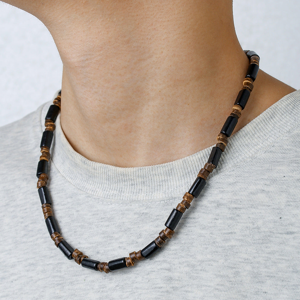 Collar de hombre estilo bohemio