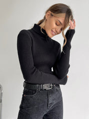 Sweater de cuello alto