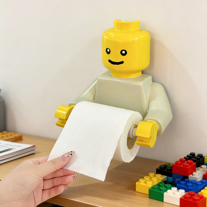 Soporte para papel con diseño de Lego