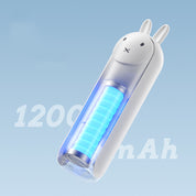 Ventilador portátil de conejito plegable