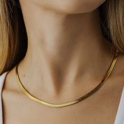 Collar dorado Snake - Dressygt