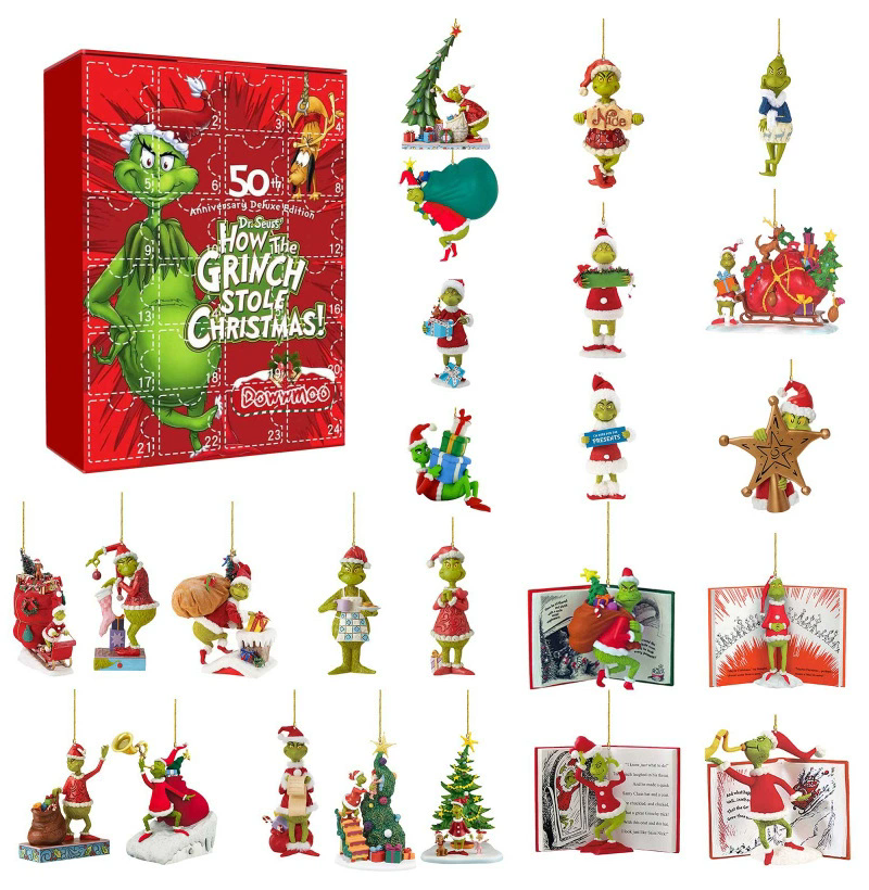 Calendario de Adviento del Grinch