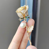 Broche de rosa