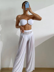 Traje de baño de tres piezas