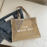 Bolsa de playa transparente