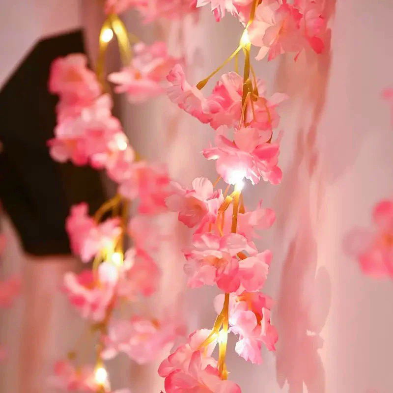 Tiras de luces LED de flor de cerezo