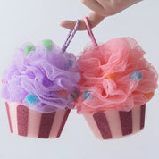Esponja de baño con forma de cupcake - Dressygt