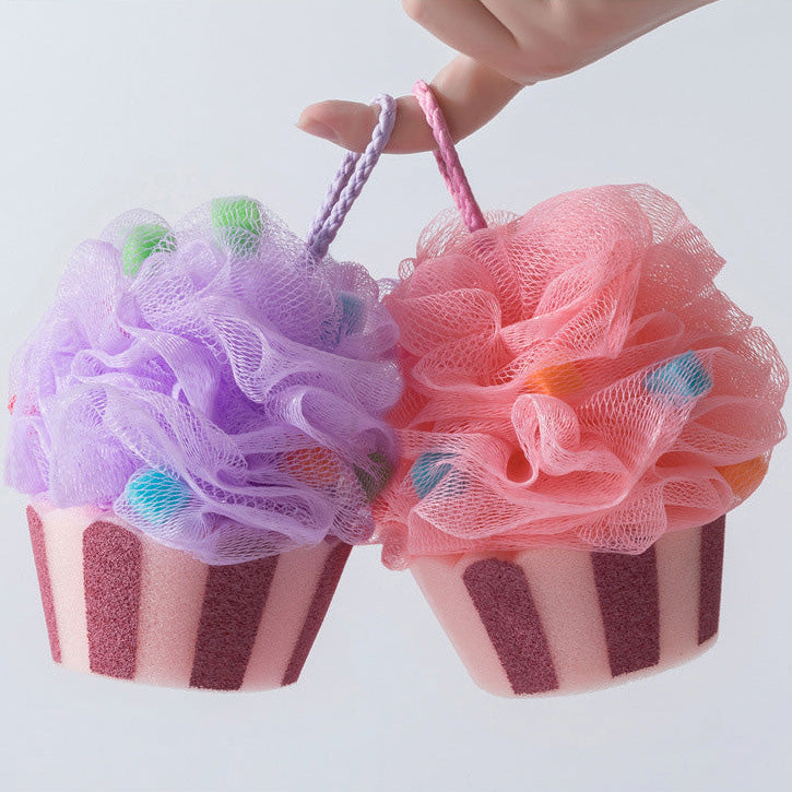 Esponja de baño con forma de cupcake - Dressygt